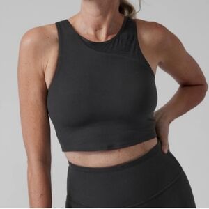 NWT Athleta Conscious lace cropped tank top,XS,D-DD+cups
